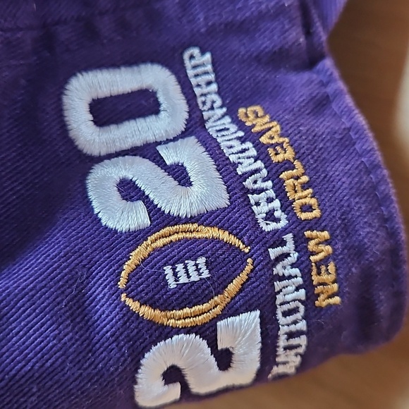 47 LSU Louisiana State University 2020 National Championship Hat Cap OSFA - Picture 3 of 6